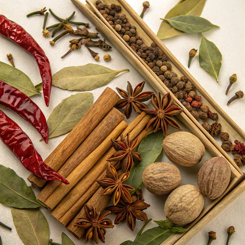Spices decoration